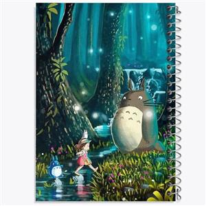 دفتر مشق 50 برگ خندالو مدل توتورو و می انیمه توتورو  Totoro  کد 12815