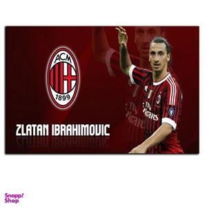 تابلو شاسی بکلیت طرح بازیکن فوتبال باشگاه آث میلان زلاتان ابراهیموویچ مدل SH-S6863