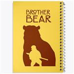 دفتر مشق 50 برگ خندالو مدل انیمیشن خرس برادر Brother Bear کد 13716