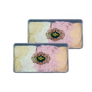 پشمک چهار طعم سنتی علی بابا بلداجی - 500 گرم مجموعه 2 عددی