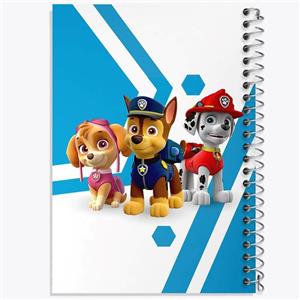 دفتر نت موسیقی 50 برگ خندالو مدل چیس و مارشال و اسکای سگ های نگهبان Paw Patrol کد 12583 