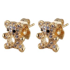 گوشواره زنانه وای اس ایکس مدل تدی کد J683