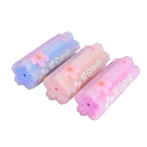 پاک کن مدل مغز دار طرح گلهای بهاری بسته 3 عددی