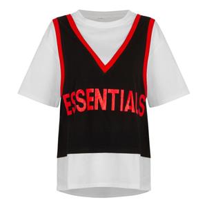 تی شرت اورسایز آستین کوتاه زنانه مدل B-Essentials