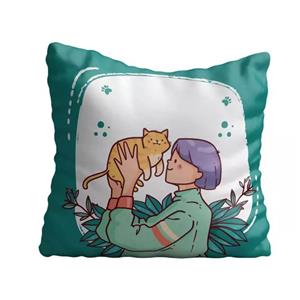 کاور کوسن مستر پیکد مدل گربه کد PCD-TP1014