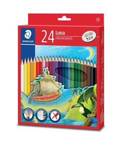 مداد رنگی  24 رنگ استدلر مدل Luna24