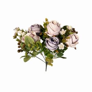 دسته گل مصنوعی مدل رز7 گل خاص