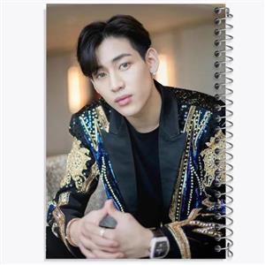 دفتر مشق 50 برگ خندالو مدل بم بم گروه گات سون GOT7 کد 20927