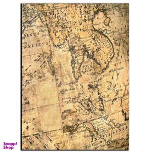تابلو شاسی بکلیت طرح نقشه قدیمی جهان مدل SH-S517