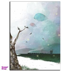 تابلو شاسی بکلیت طرح تک درخت و شکوفه مدل SH-S946