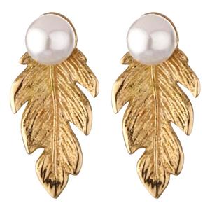 گوشواره طلا 18 عیار زنانه تاج مدل A290 Taj A290 Gold Earrings For Women