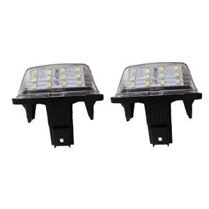چراغ پلاک ال ای دی خودرو قطعه سازان کبیر مدل EK-PARSLED-301072 مناسب برای پژو پارس مجموعه 2 عددی