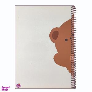 دفتر نقاشی 80 برگ هیلا طرح خرس مهربون