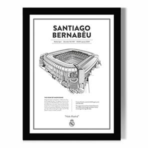 تابلو مدل دیواری طرح استادیوم سانتیاگو برنابئو رئال مادرید Santiago Bernabeu کد FD046
