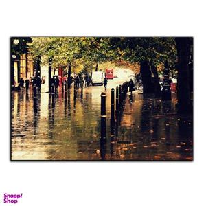 تابلو شاسی بکلیت طرح طبیعت پاییز و باران مدل SH-486