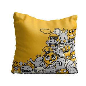 کاور کوسن مستر پیکد طرح گرافیتی کد PCD-TP1007