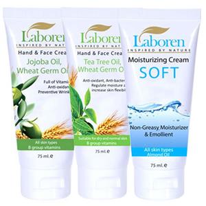 مجموعه کرم مرطوب کننده لابورن مدل Soft Tee Jojoba 