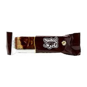 ویفر روکش دار شکلاتی نادری - 30 گرم بسته 20 عددی