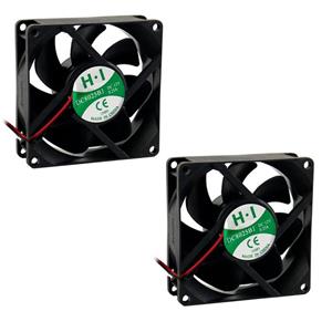 فن کیس اچ آی مدل DC8025BJ بسته 2 عددی