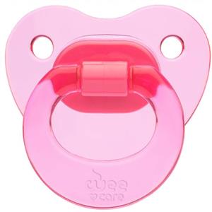 پستانک ارتودنسی وی کر مدل دسته دار fancy شفاف سایز 6-12 ماه کد P108