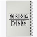دفتر نت موسیقی 50 برگ خندالو مدل نیکولاس تسلا Tesla کد 29496