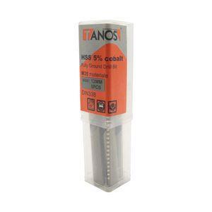 مته کبالت تانوس مدل YP-HSS-SIZE12 سایز 12 میلی متر مجموعه 5 عددی