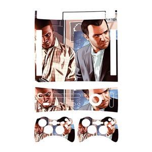 برچسب کنسول بازی ایکس باکس 360 آرکید توییجین وموییجین مدل GTA 06 مجموعه 4 عددی