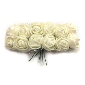 گل تزیینی فومی مدل توردار بسته 144 عددی