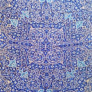 روسری سنتی یزد | طرح کاشی شکسته
