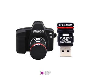 فلش مموری کینگ فست مدل CM-10 طرح دوربین عکاسی نیکون ظرفیت 32 گیگابایت KingFast USB 3.0 Flash Memory 32GB 