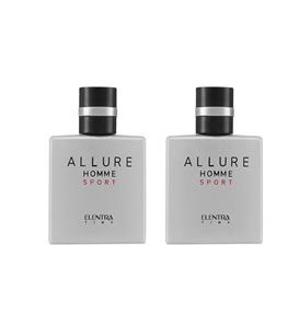 پک دو عددی عطر جیبی مردانه مدل Allure Homme Sport النترا تاینی