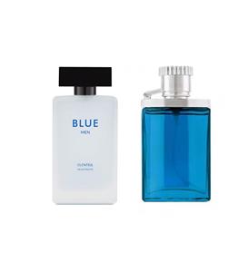 عطر جیبی مردانه مدل Desire Blue النترا تاینی به همراه ادو تویلت مردانه مدل Blue النترا