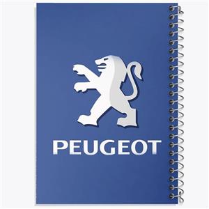دفتر نقاشی 50 برگ خندالو مدل پژو Peugeot کد 23654 