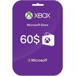 Microsoft XBOX 60$ Gift Card US دیجیتالی