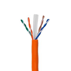 کابل شبکه نگزنس Cat6 UTP CCA روکش PVC حلقه 305 متری الومینیوم مس 