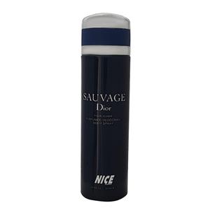 اسپری بدن مردانه نایس پاپت مدل Sauvage Dior حجم 200 میلی لیتر