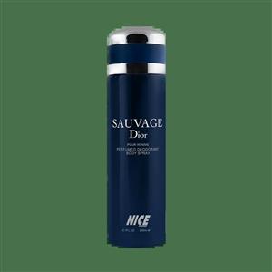 اسپری بدن مردانه نایس پاپت مدل Sauvage Dior حجم 200 میلی لیتر