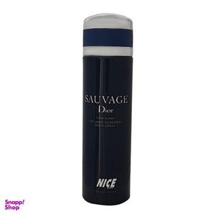 اسپری بدن مردانه نایس پاپت مدل Sauvage Dior حجم 200 میلی لیتر