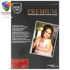 کاغذ فتو گلاسه 260 گرم  مدل M260-P-A4 Peral میر (A4)
