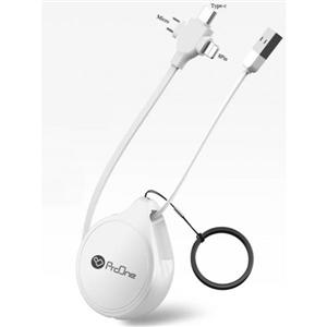 کابل تبدیل USB به USB-C / microUSB / لایتنینگ پرووان مدل PCC108R طول 1 متر