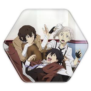 پیکسل شش ضلعی اتسوشی و رانپو و دازای انیمه سگ های ولگرد بانگو