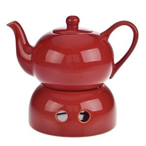 قوری ساده با وارمر ظرفیت 750 میلی لیتر Simple Tea Pot With Warmer 750 ml