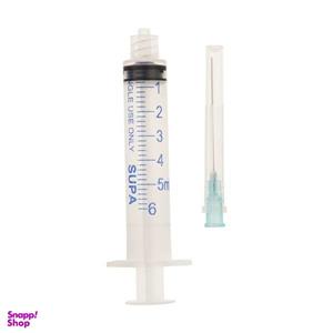 سرنگ 5 سی سی سوپا مدل زیر جلدی بسته 10 عددی