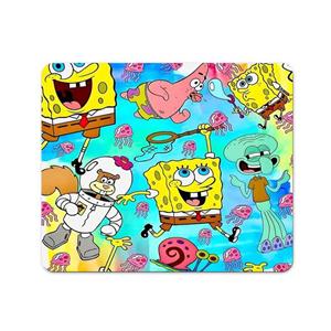 ماوس پد مدل باب اسفنجی و پاتریک و دوستان کد 0326