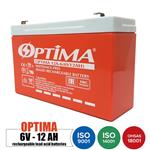 باتری قابل شارژ 6 ولت 12 آمپر OPTIMA مدل 12A-6