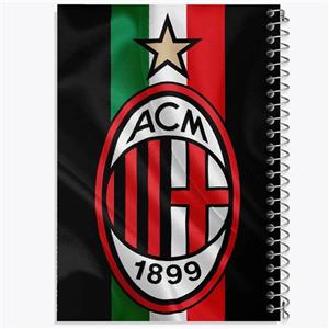 دفتر نقاشی 50 برگ خندالو مدل باشگاه آث میلان کد 27220