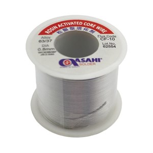 سیم لحیم آساهی مدل YP-ROGHANI-CF-10-08MM مقدار 250 گرم