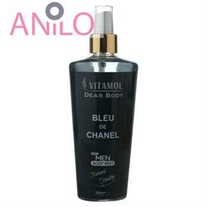 اسپری خوشبو کننده بدن مردانه ویتامول مدل Bleu De Chanel حجم 250 میلی لیتر 