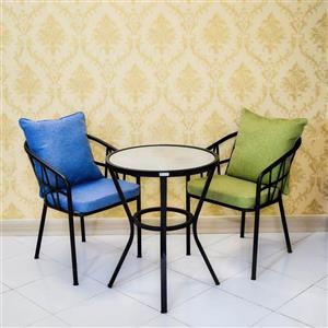 میز و صندلی ناهارخوری دو نفره دکومرآت مدل آریا