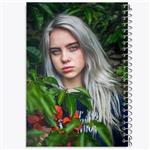 دفتر نقاشی 50 برگ خندالو مدل بیلی آیلیش Billie Eilish کد 2791